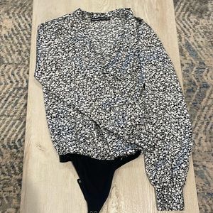 Abercrombie and Fitch floral body suit